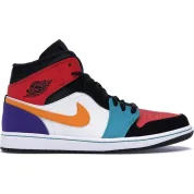 Air Jordan Nike AJ I 1 Mid Bred Multi-Color