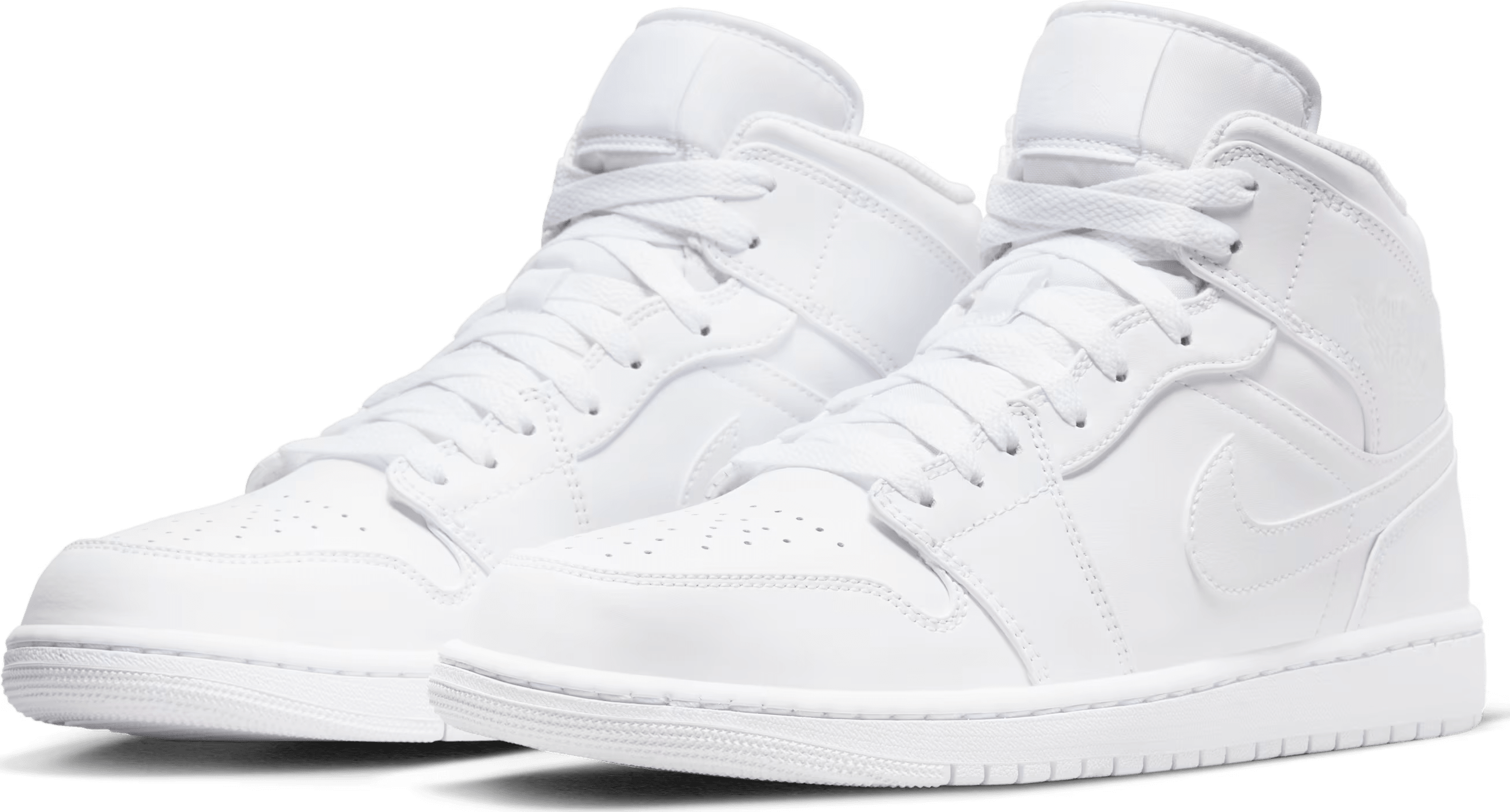 Air Jordan 1 Mid "Triple White"