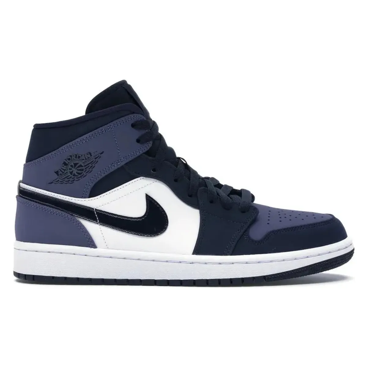 Jordan 1 Mid Obsidian Sanded Purple