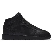 Air Jordan 1 Mid GS "Triple Black"