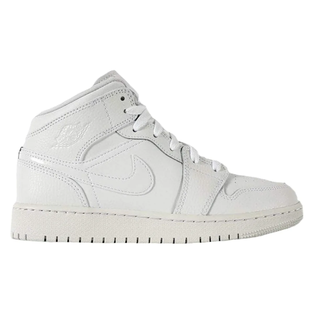 Jordan 1 Mid Triple White (2020) (GS)