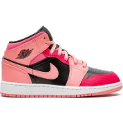 Air Jordan 1 Mid Coral Rush Pink (GS)