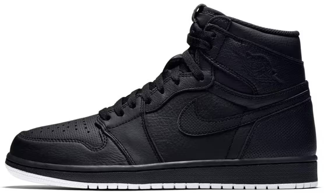 Jordan 1 Retro Black Perforated