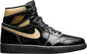Air Jordan 1 Retro High OG "Black/Gold" Patent Leather