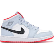 Jordan 1 Mid Half Blue Polka Dot Swoosh (GS)