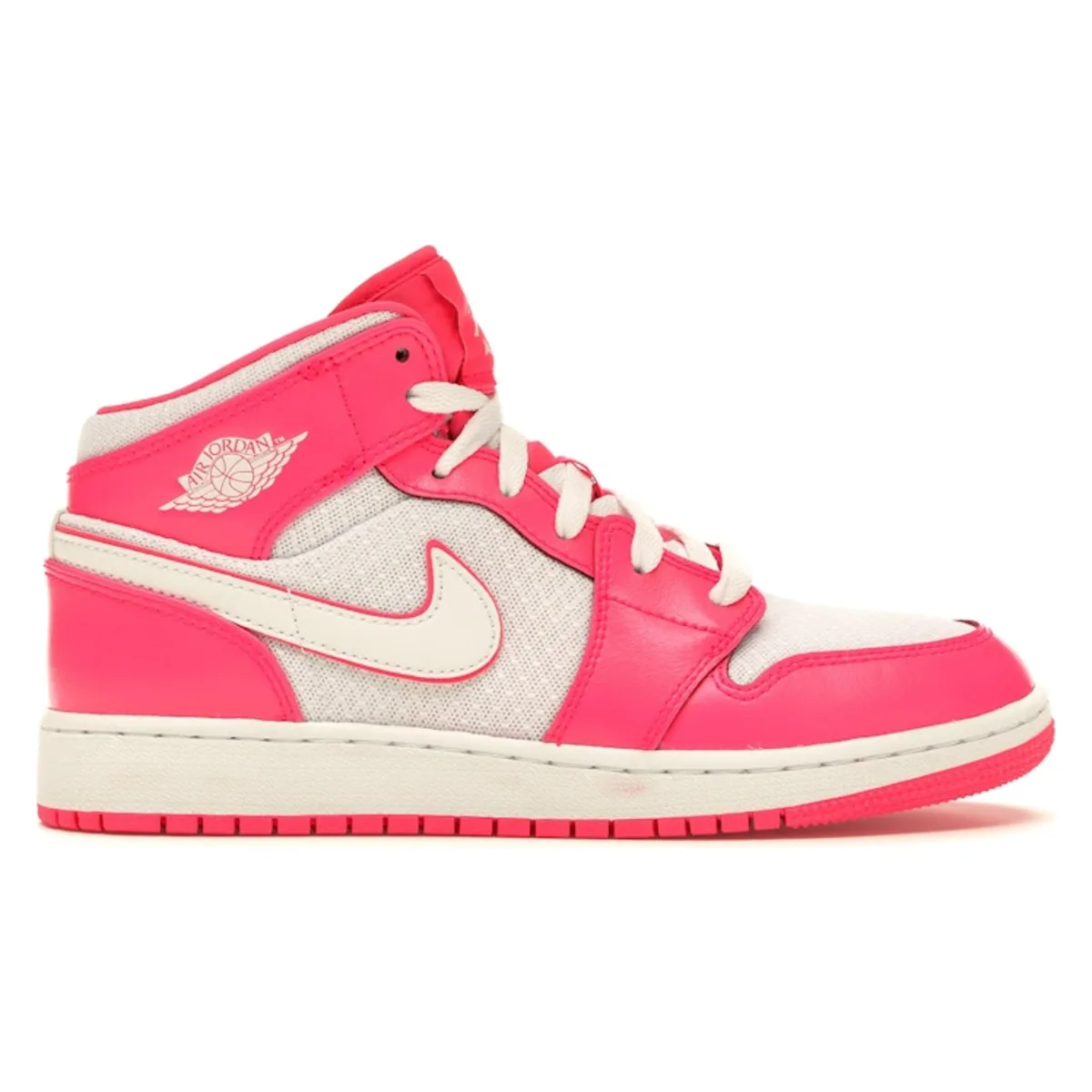 Jordan 1 Mid Hyper Pink White (GS)