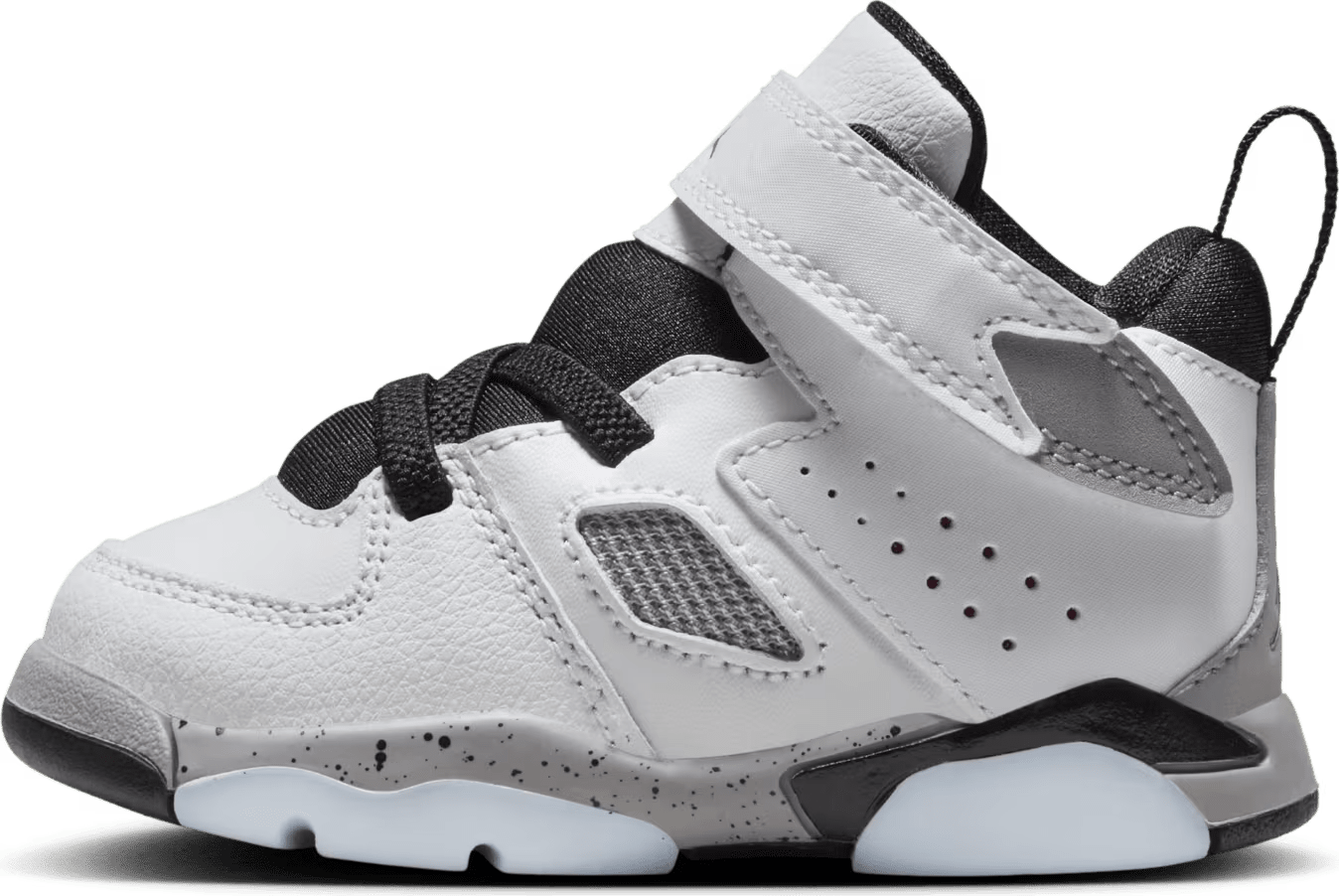 Jordan Flight Club '91 White Black Metallic Silver Gym Red (TD)