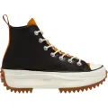 Converse Run Star Hike Hi Leather Black Saffron (Women's)