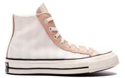 Converse Chuck Taylor All-Star 70 Hi Striped Terry Cloth Egret Pink Clay (W)