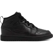 Jordan 1 Mid Triple Black (PS)