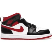 Air Jordan 1 Mid Gym Red Black White (PS)