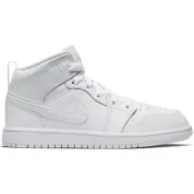 Jordan 1 Mid Triple White (2021) (PS)