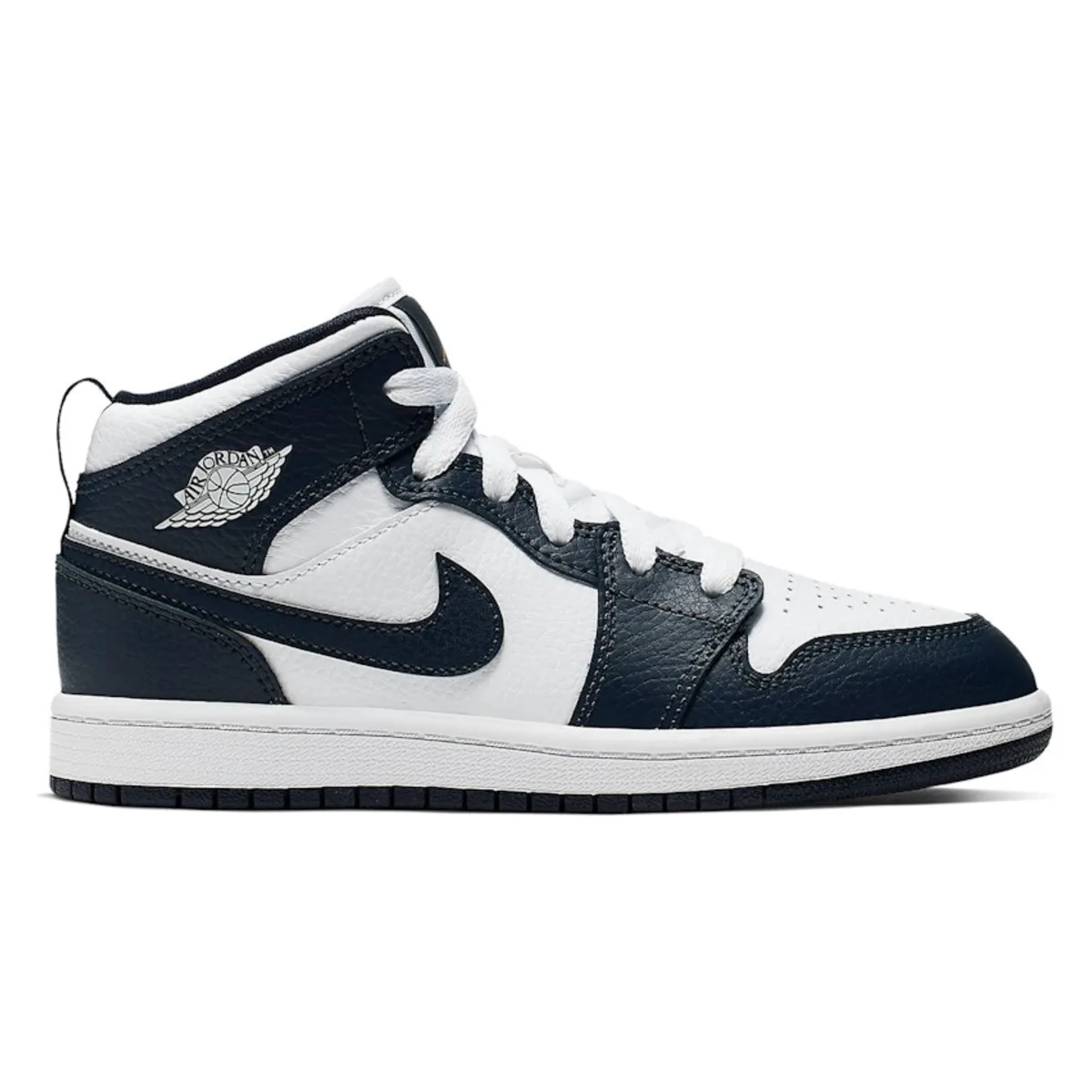 Jordan 1 Mid White Metallic Gold Obsidian (PS)
