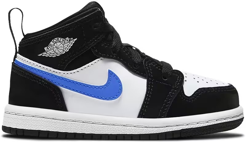 Jordan 1 Mid Black Racer Blue White (TD)