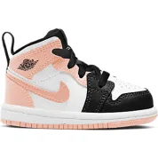 Air Jordan 1 Mid Arctic Orange Black Toe (TD)