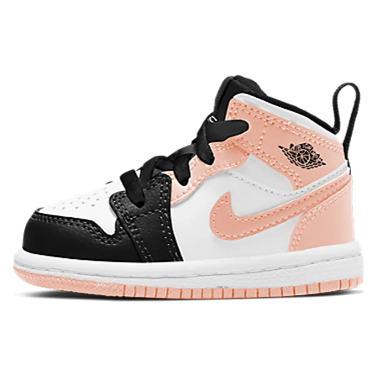 Air Jordan 1 Mid Arctic Orange Black Toe (TD)
