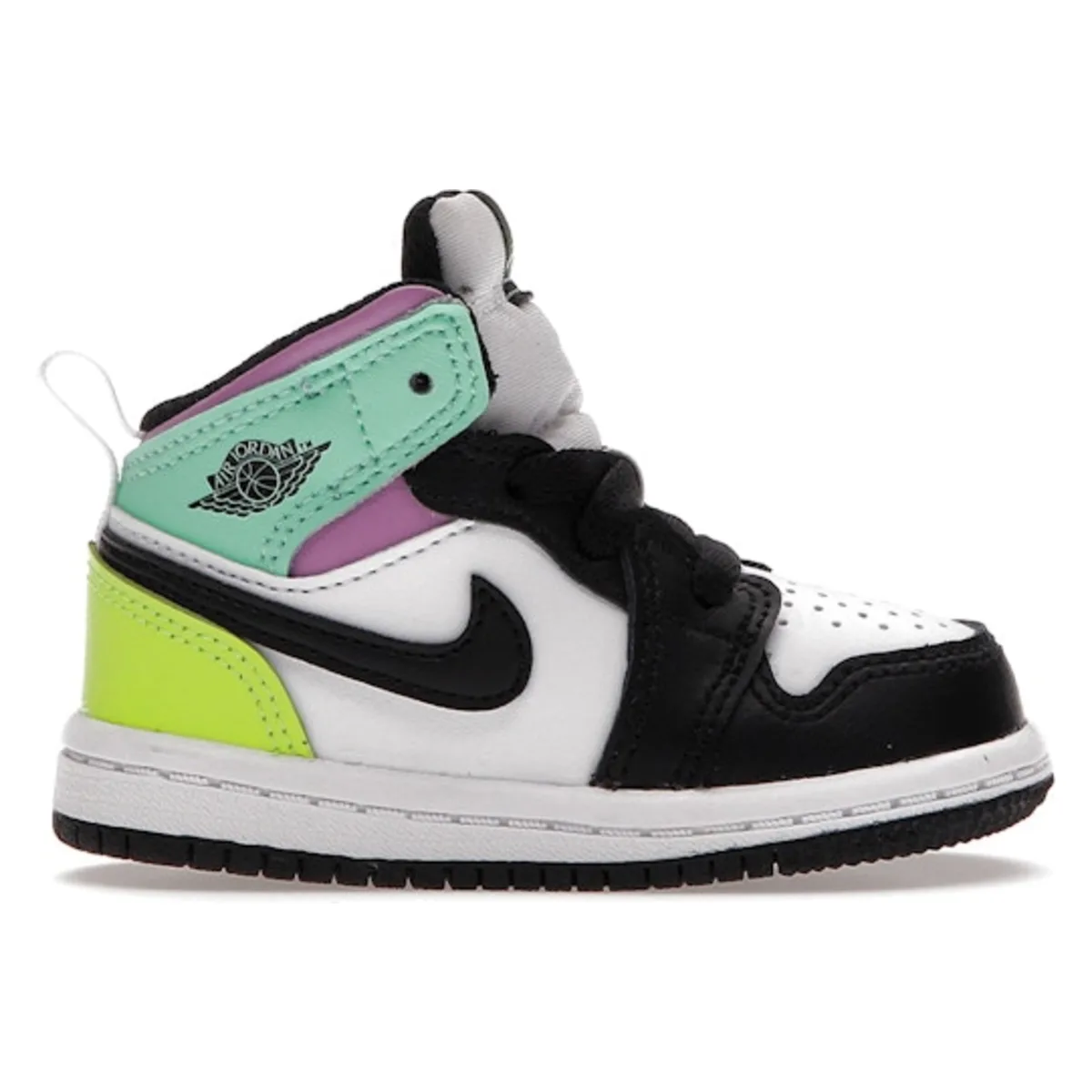 Air Jordan 1 Mid Pastel Black Toe (TD)