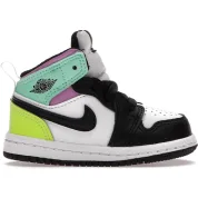 Air Jordan 1 Mid Pastel Black Toe (TD)