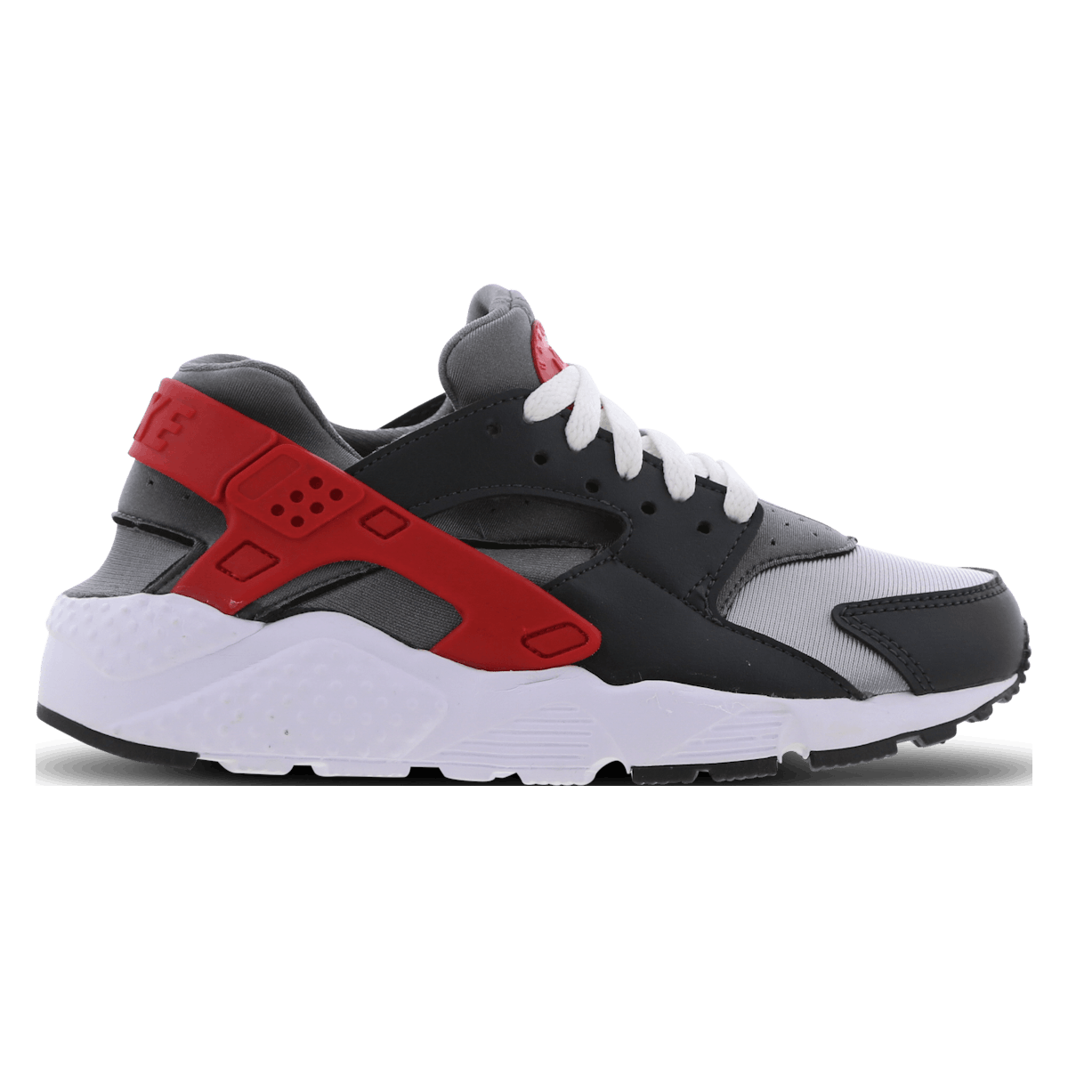 Nike Huarache Run Dark Smoke Grey University Red (GS)