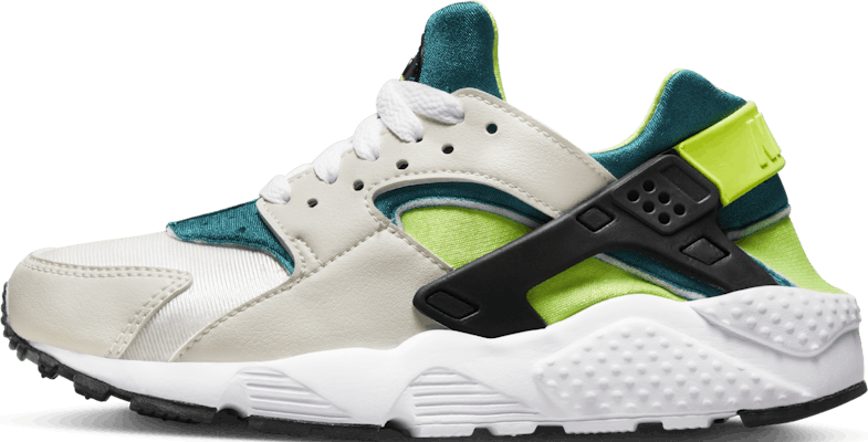 briefpapier Resistent Bekentenis Nike Air Huarache Run White Volt Bright Spruce (GS) |… | Sneaker Squad
