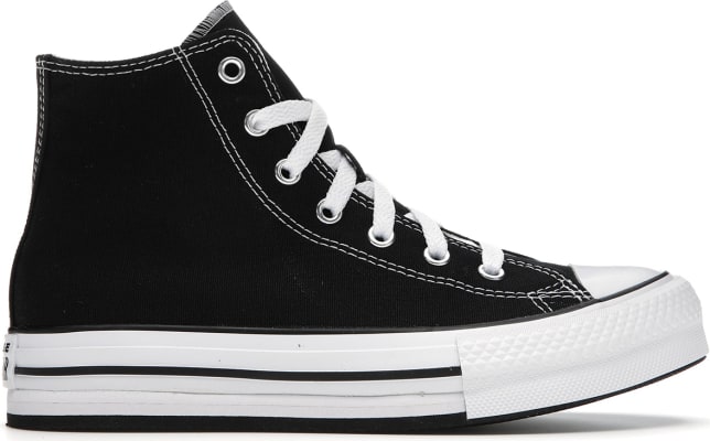 Converse Chuck Taylor All-Star EVA Lift Platform Hi Black White (GS)