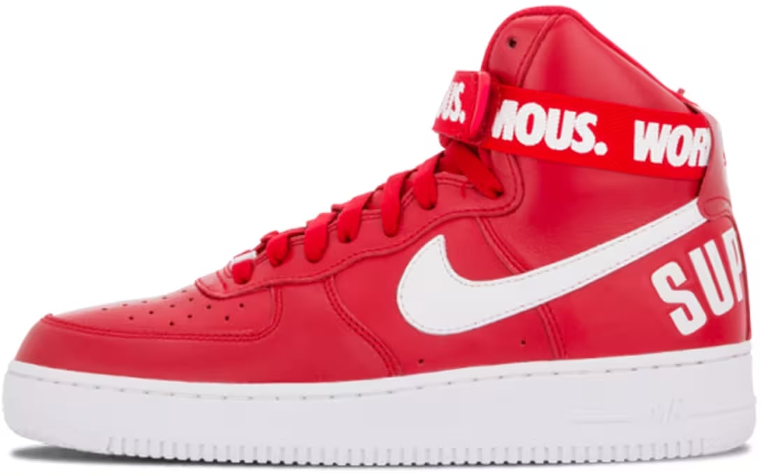 Nike Air Force 1 High Supreme World Famous Red