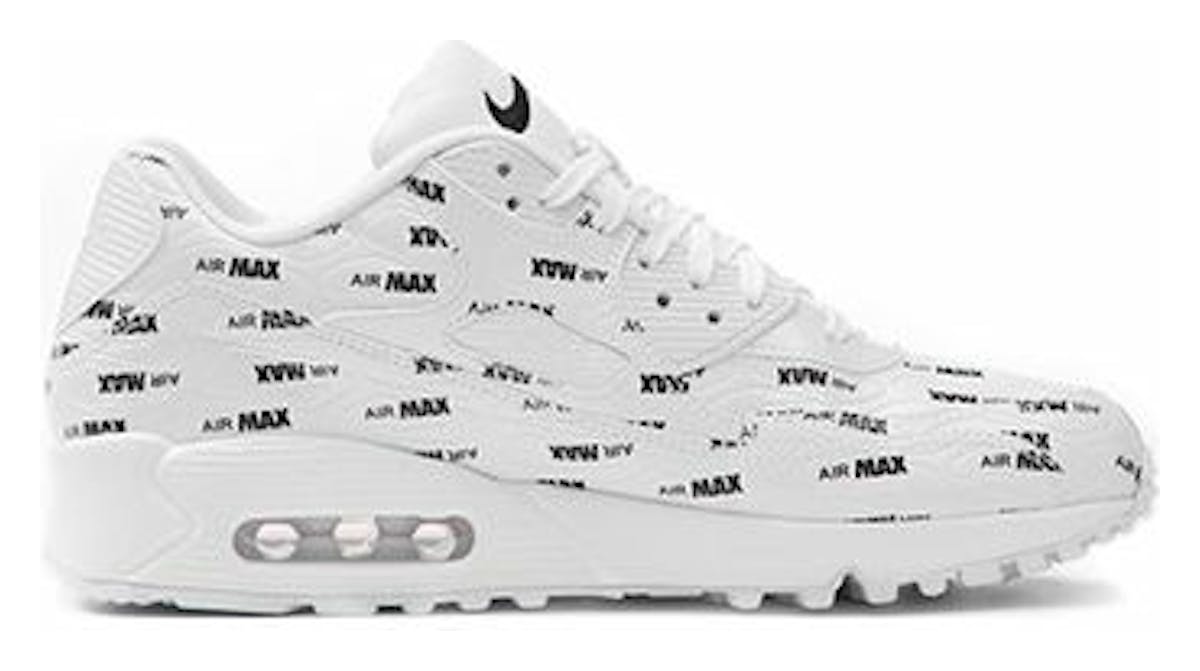 Nike Air Max 90 Premium "All Over Print" White/Black