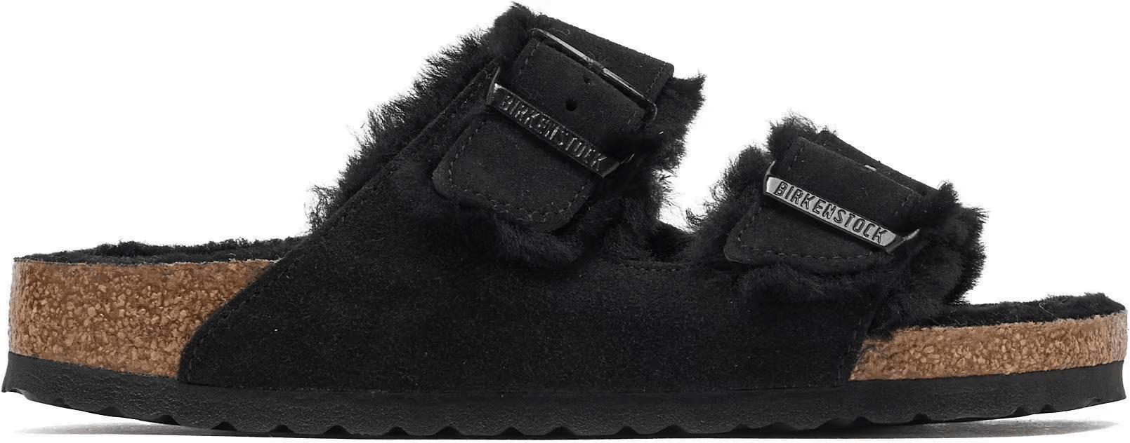 BIRKENSTOCK Arizona Shearling Suede Leather Narrow