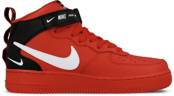 Air force 1 mid clearance 07 lv8 university red