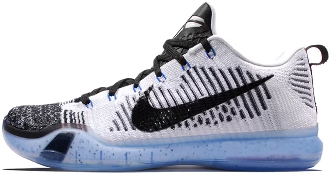 Nike Kobe 10 Elite Low HTM Shark Jaw (White Black)