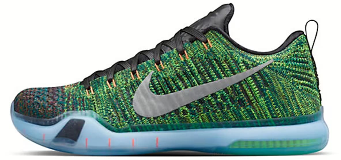 Nike Kobe 10 Elite Low HTM Racecar ( Multicolor Green)