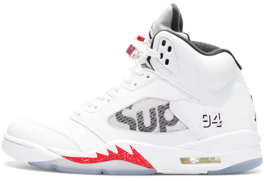 Air Jordan 5 x Supreme Retro White