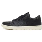 Jordan 1 Retro Low Swooshless Black