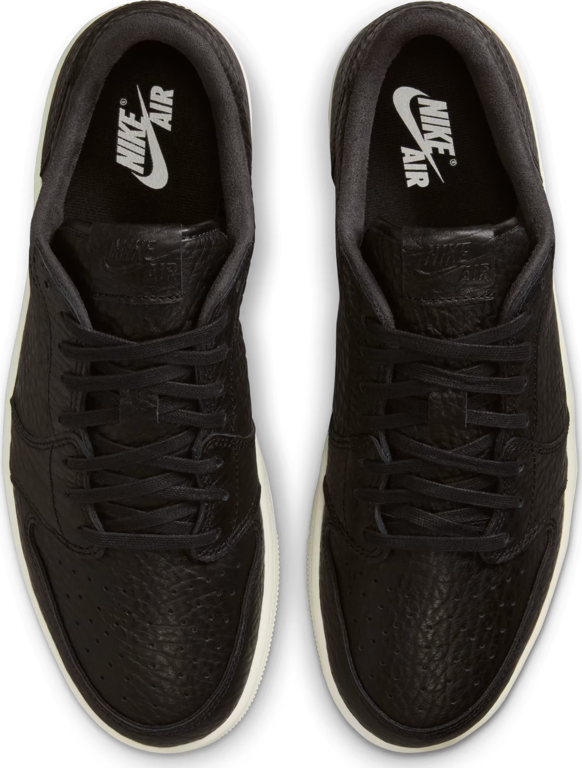 Jordan 1 Retro Low Swooshless Black