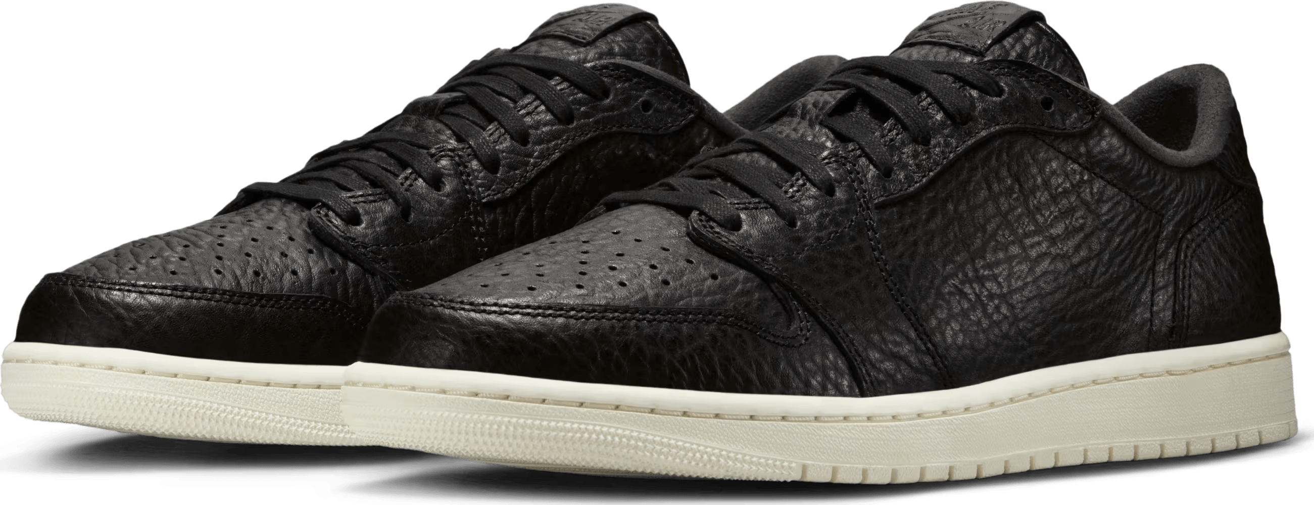 Jordan 1 Retro Low Swooshless Black