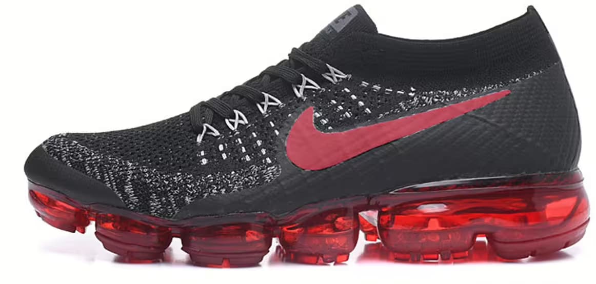Nike Air VaporMax Black/Dark Team Red