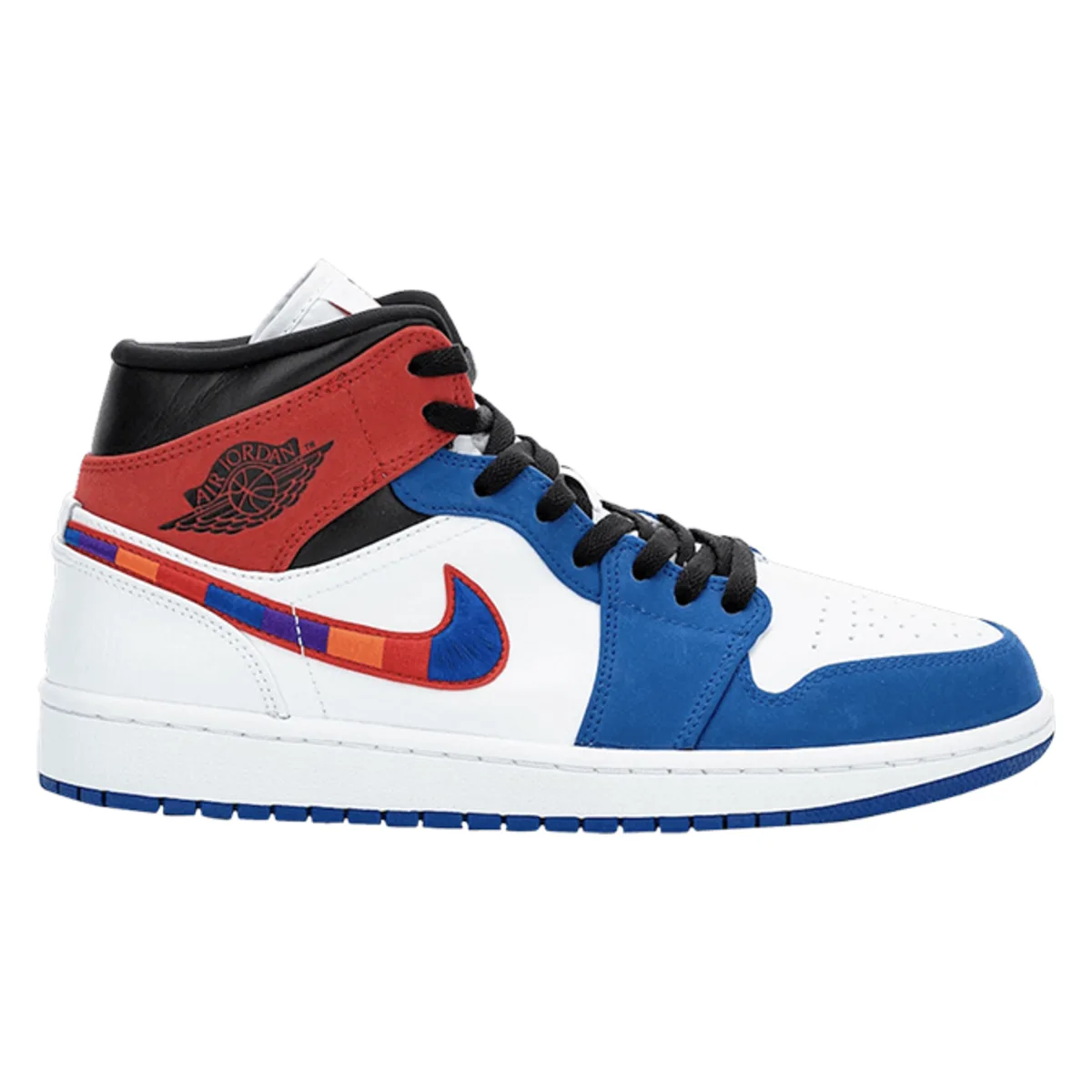 Air Jordan 1 Mid "Multicolored Swoosh"