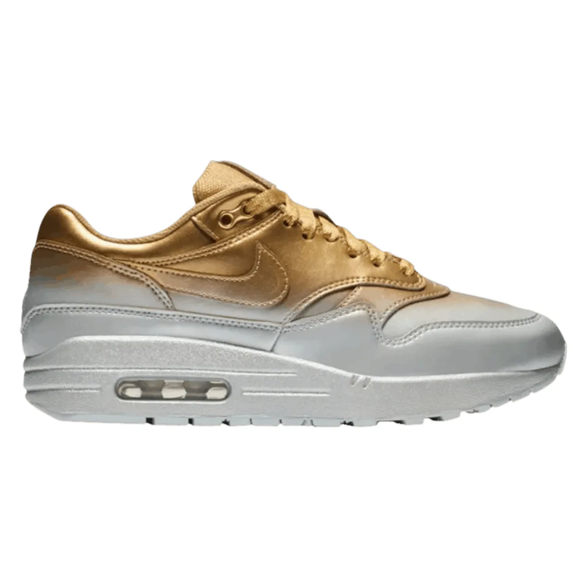 Nike Air Max 1 LX WMNS "Metallic Gold Platinum"