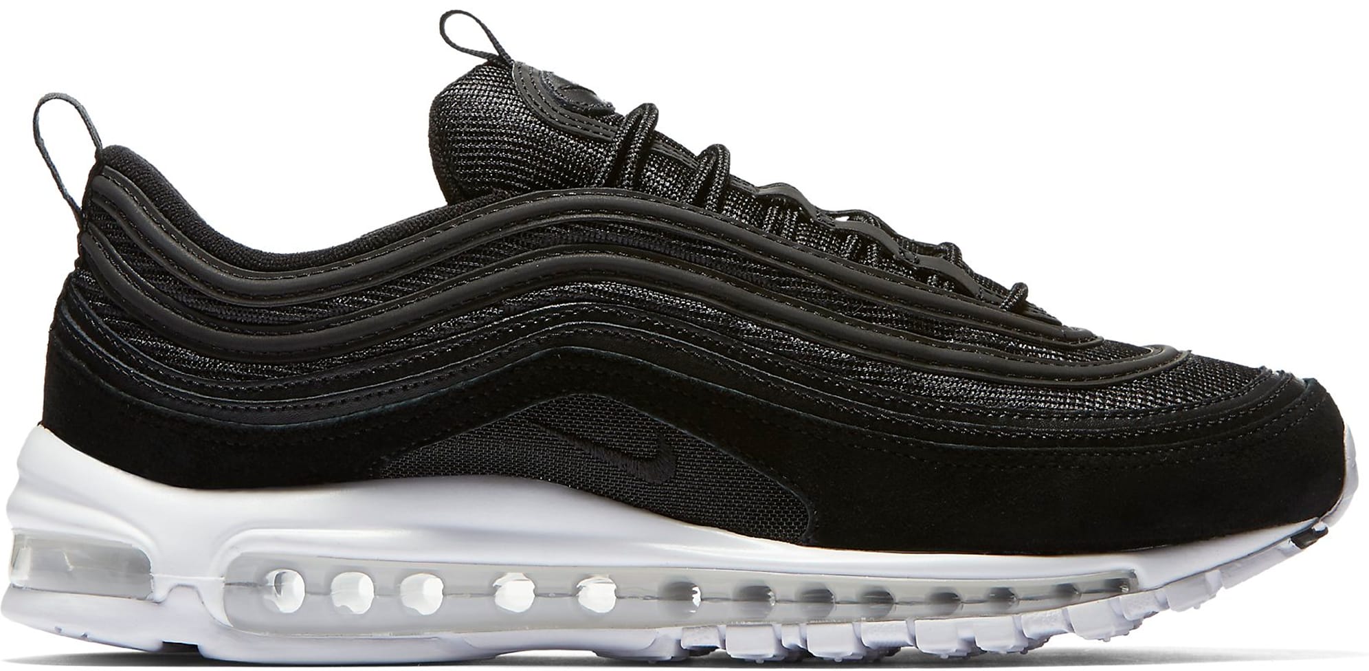 air max 97 negras suela blanca