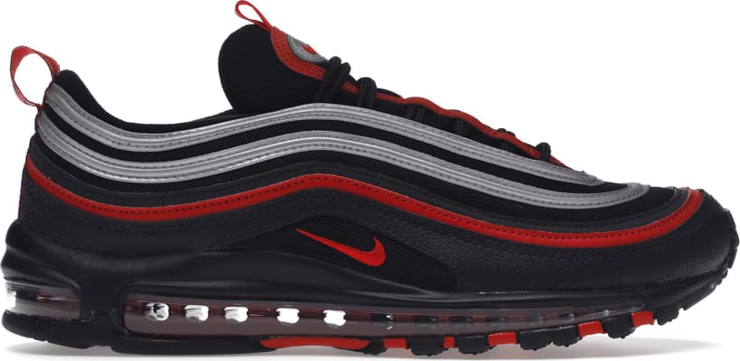 Nike Air Max 97 Black Red Silver
