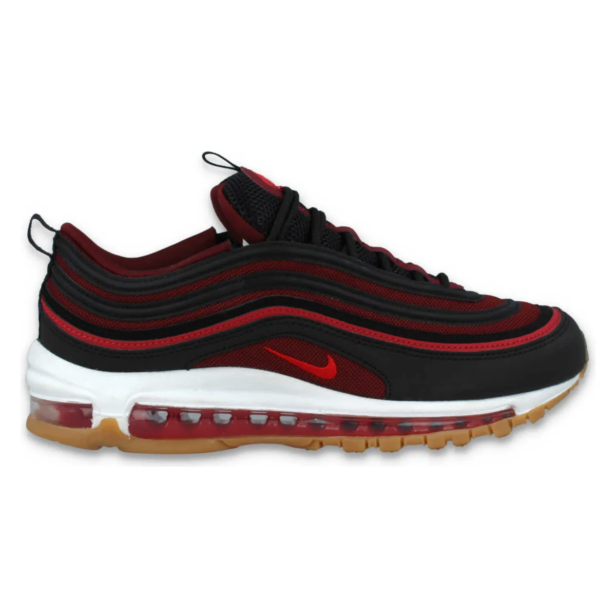 Nike Air Max 97 Black Team Scarlet