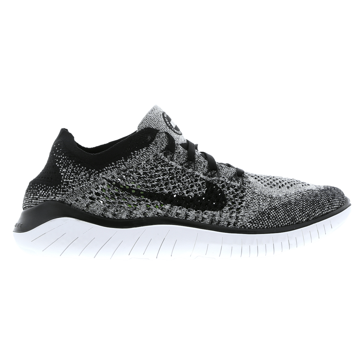 Nike Free RN Flyknit 2018 Black White Ombre