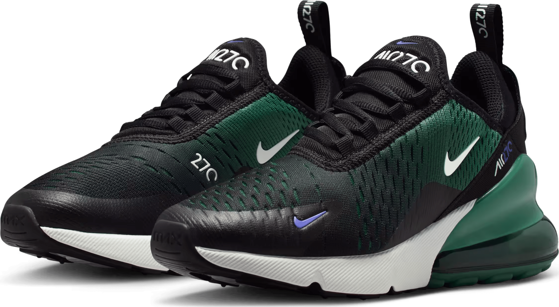 Nike Air Max 270 Black Evergreen Aura Deep Night (GS)
