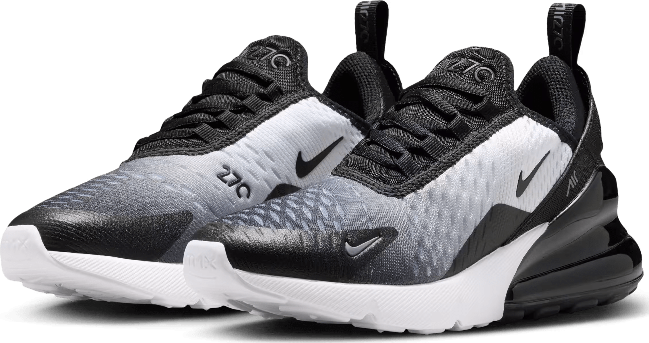 Nike Air Max 270 GS "Black White Cool Grey"
