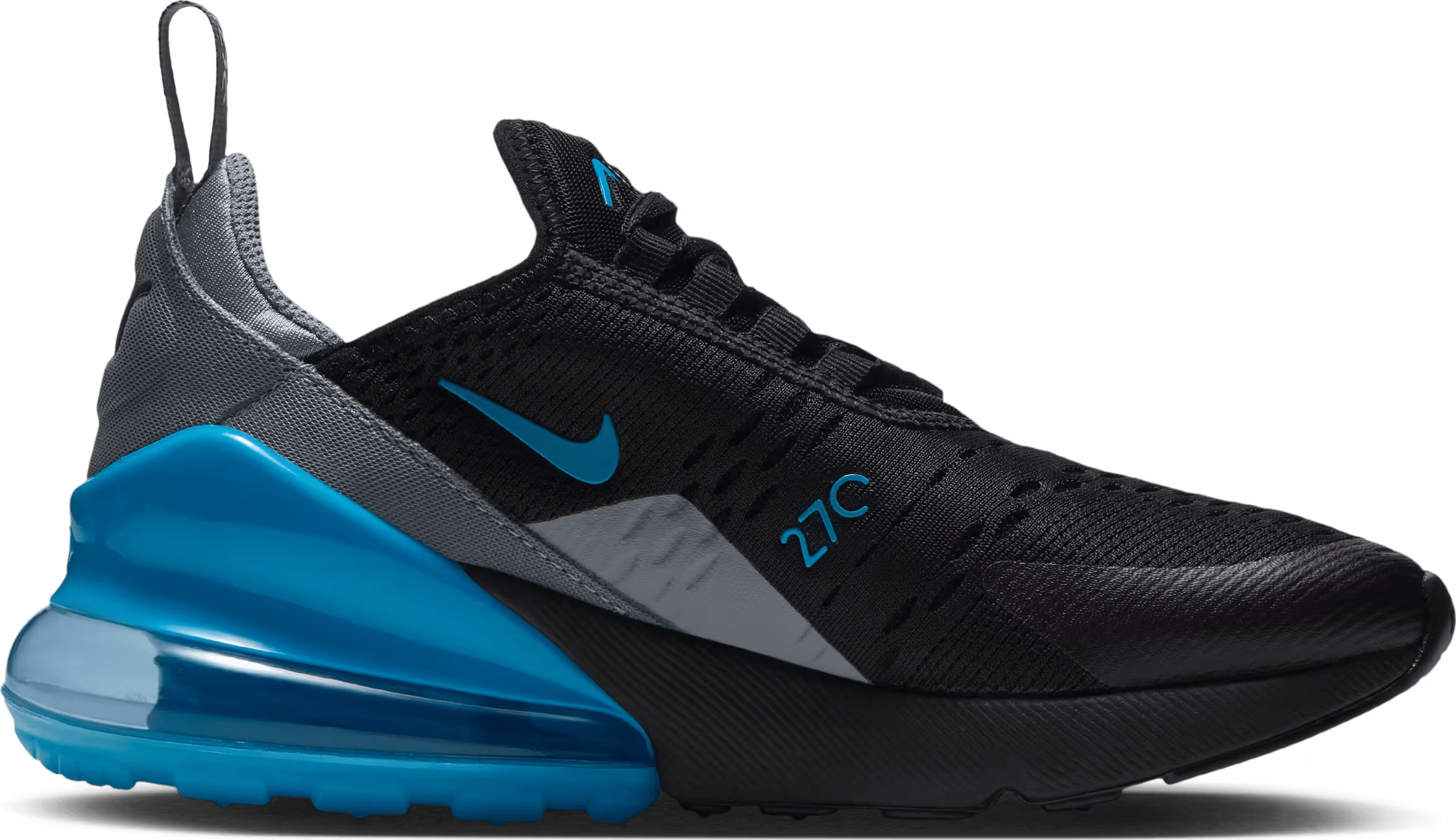 Nike Air Max 270 GS "Black Light Current Blue"