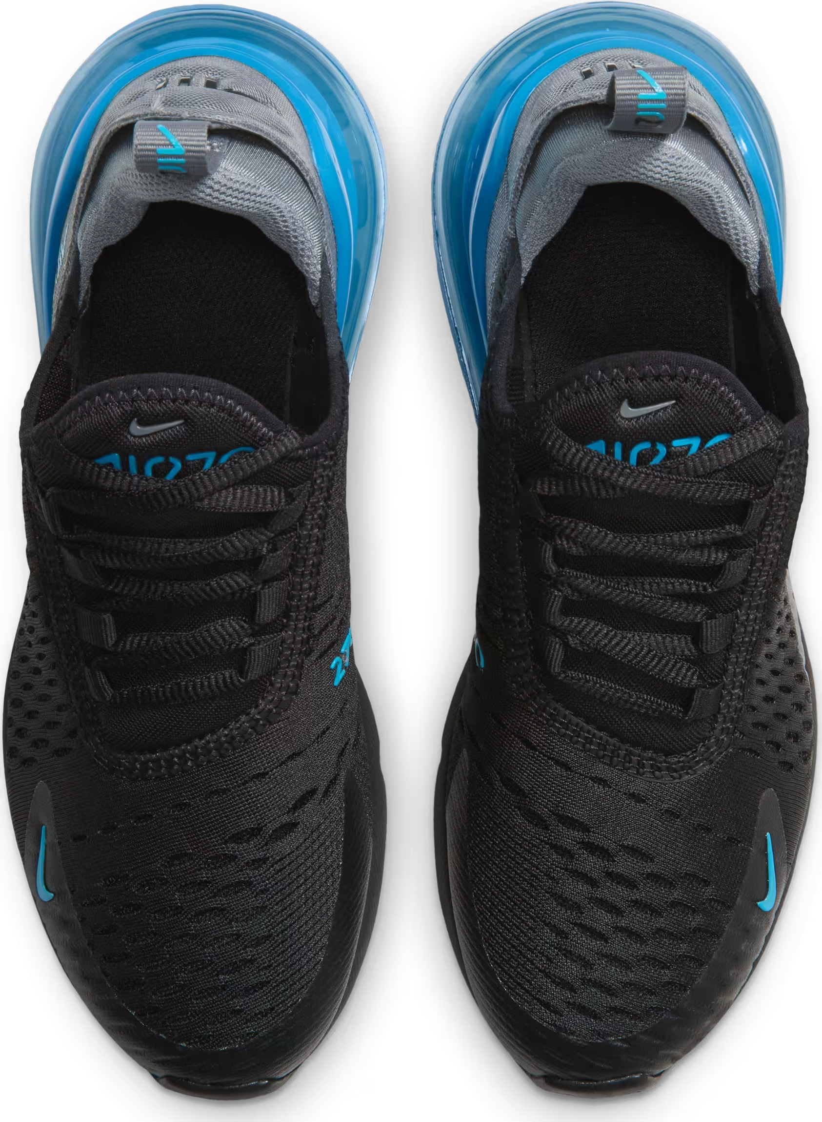 Nike Air Max 270 GS "Black Light Current Blue"