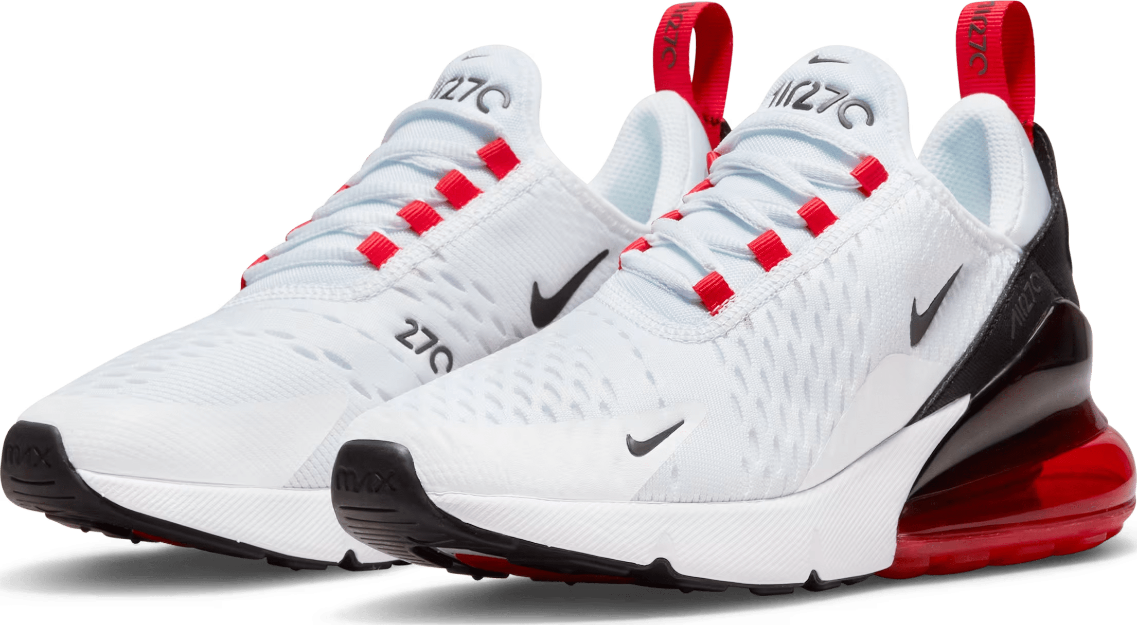 Nike Air Max 270 GS White Siren Red