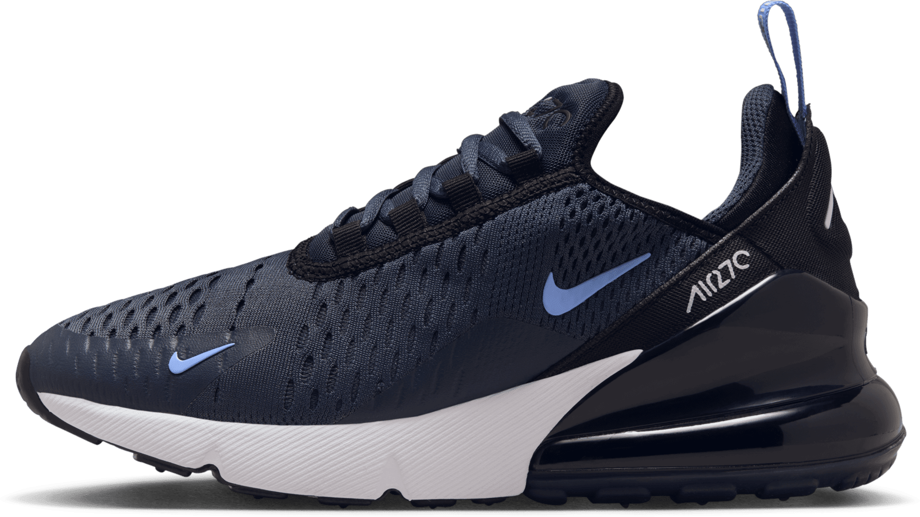 Nike air max 270 zwart met blauw best sale