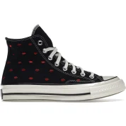 Converse Chuck Taylor All-Star 70 Hi Embroidered Lips Black