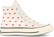 Converse Chuck Taylor All-Star 70 Hi Embroidered Lips Vintage White